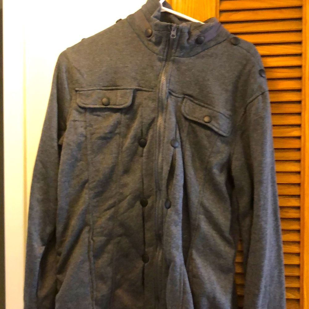 Grey soft jacket, size XL